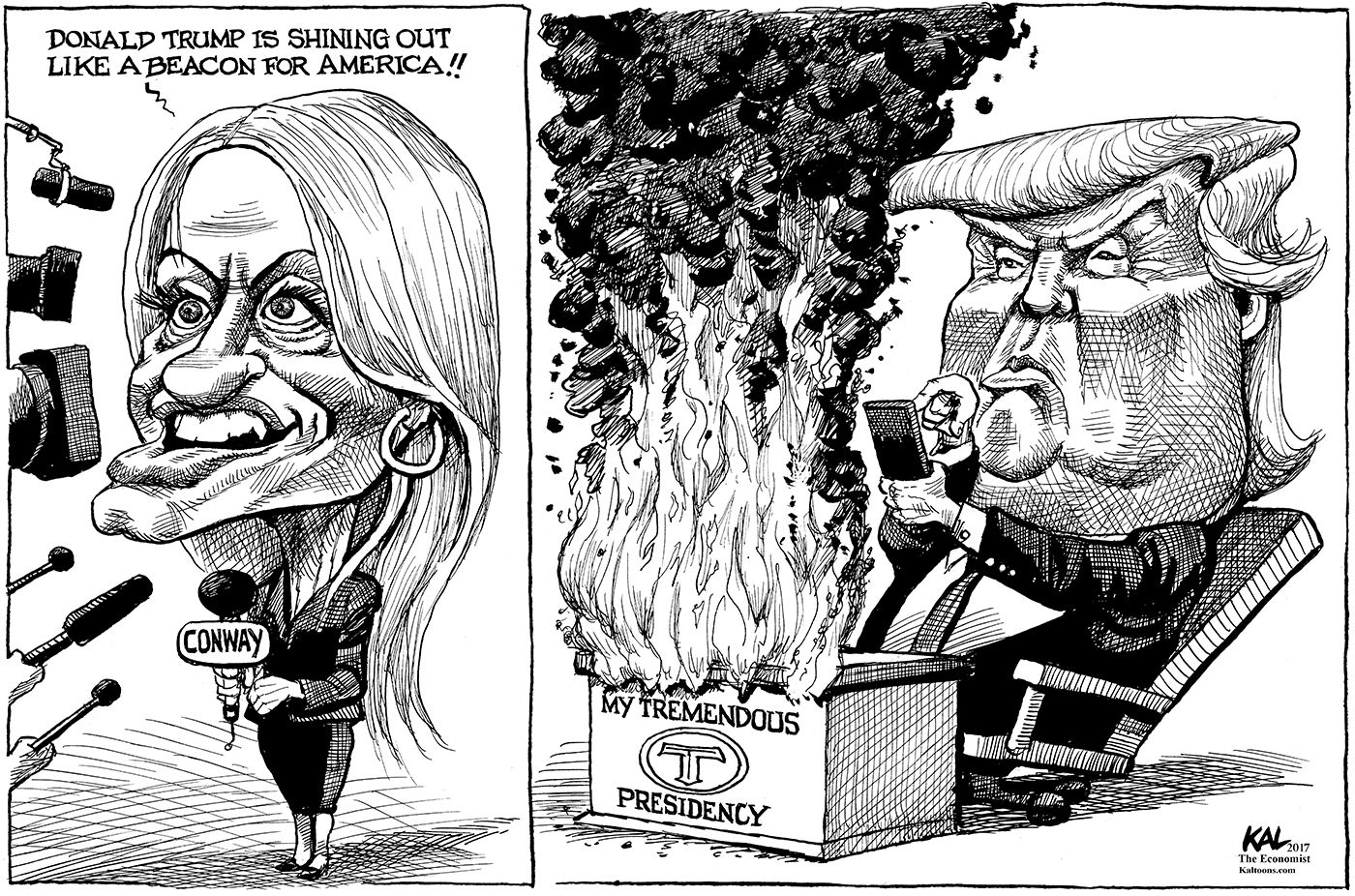 Kellyanne and Donald