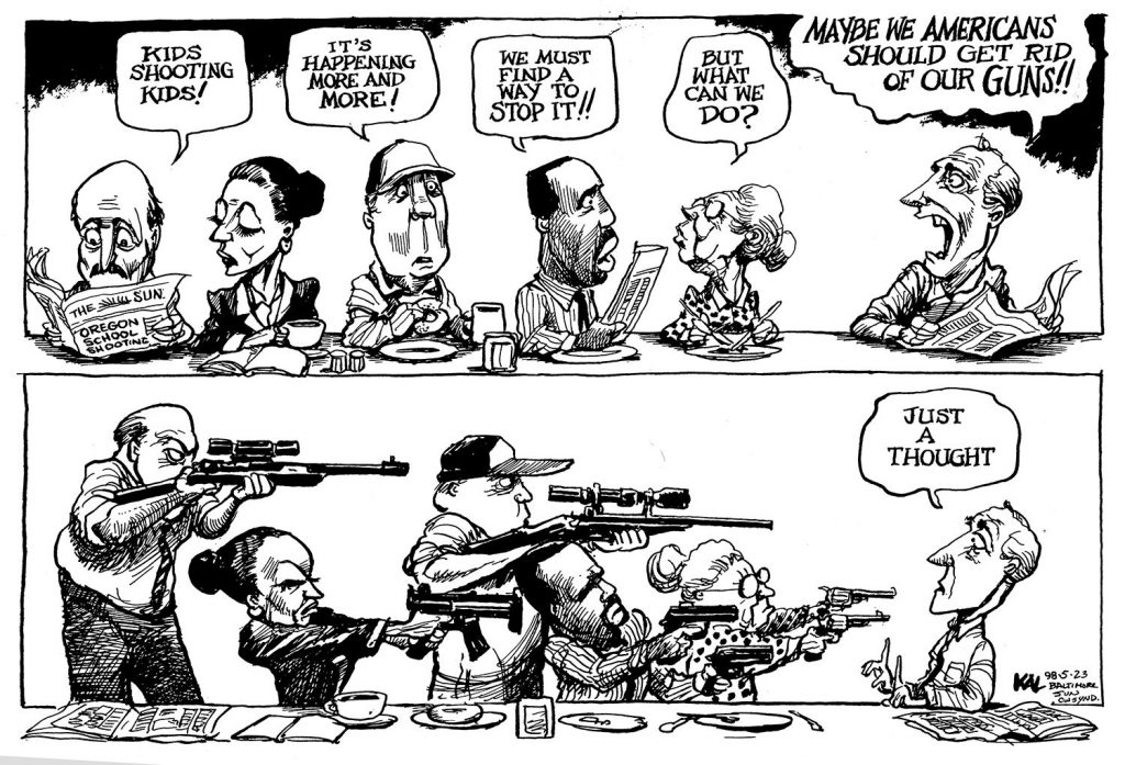 America, Guns and Cartoons - Kaltoons